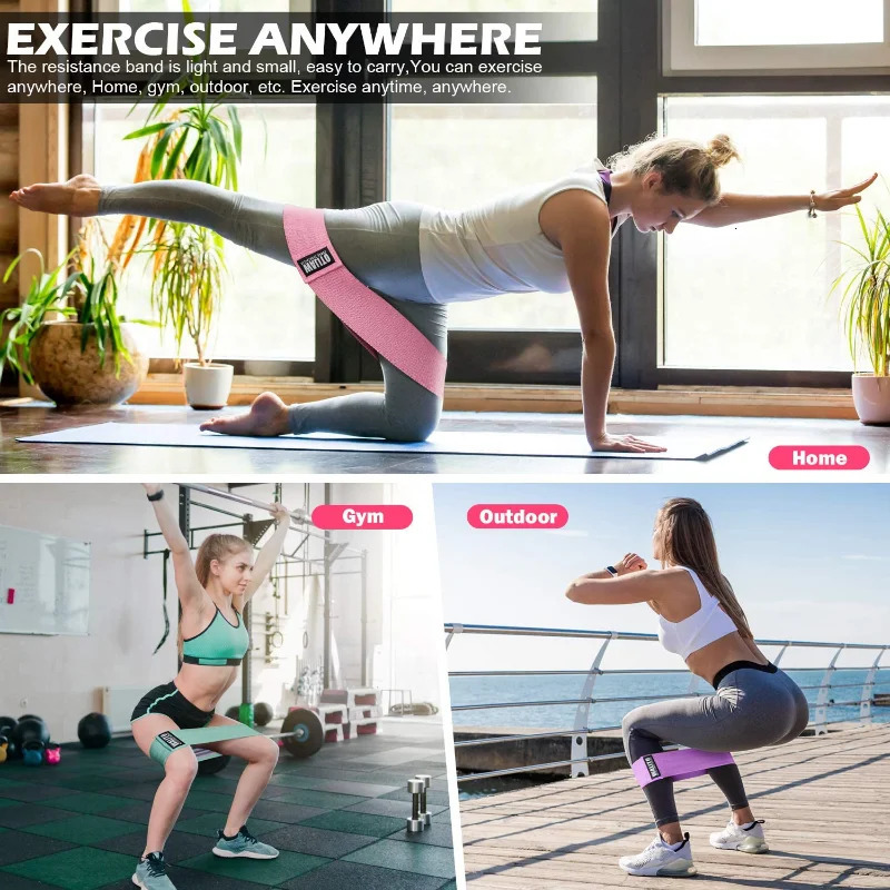 Resistance Bands for Legs and Butt Exercise Set Booty Hip Wide Workout Sports Fitness Equipment 231030