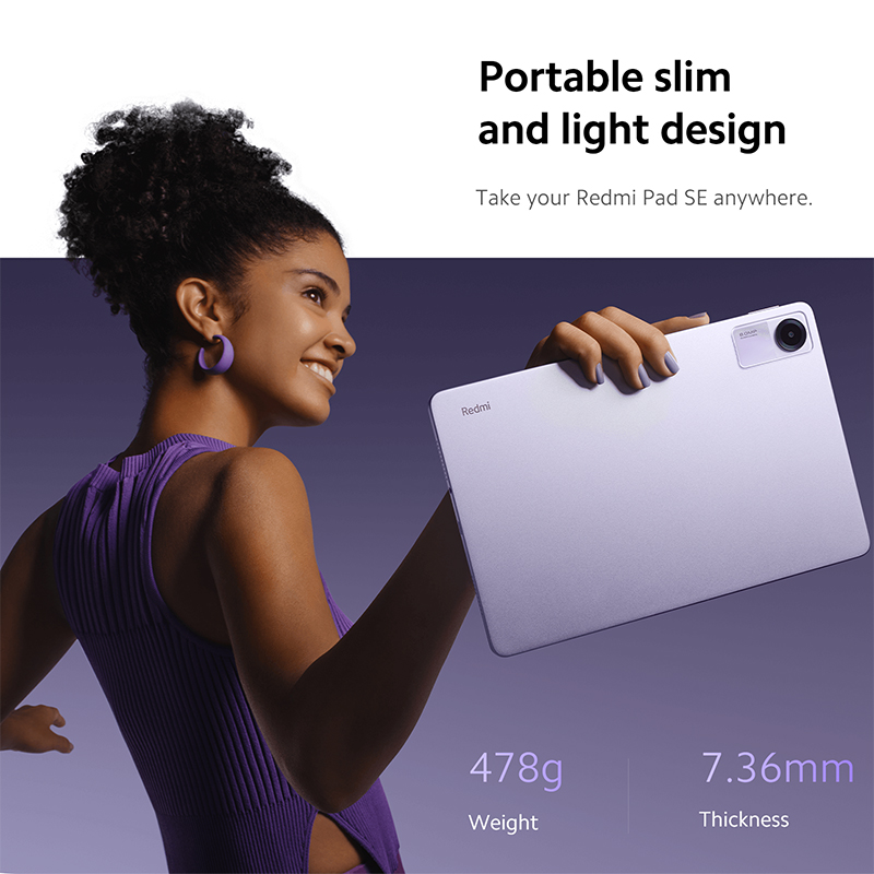 Global Version Xiaomi Redmi Pad SE tablet 11 Inches FHD 90Hz Display Snapdragon 680 Mobile Platform 8000mAh Battery