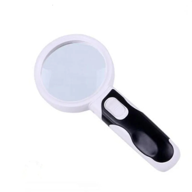Magnifying Glasses 20 Times Optical Magnifying Glass With LED Lights Handheld Backlit Magnifier For Reading Lupas de aumento 231030