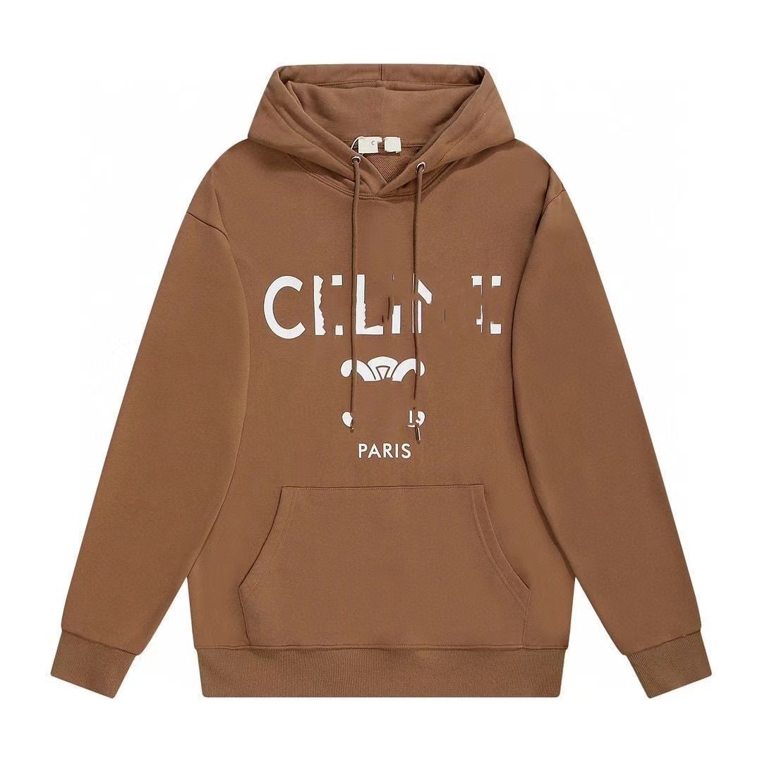 Women's hooded casual fashion letter print sweatshirt coat SMLXLXXL3XL