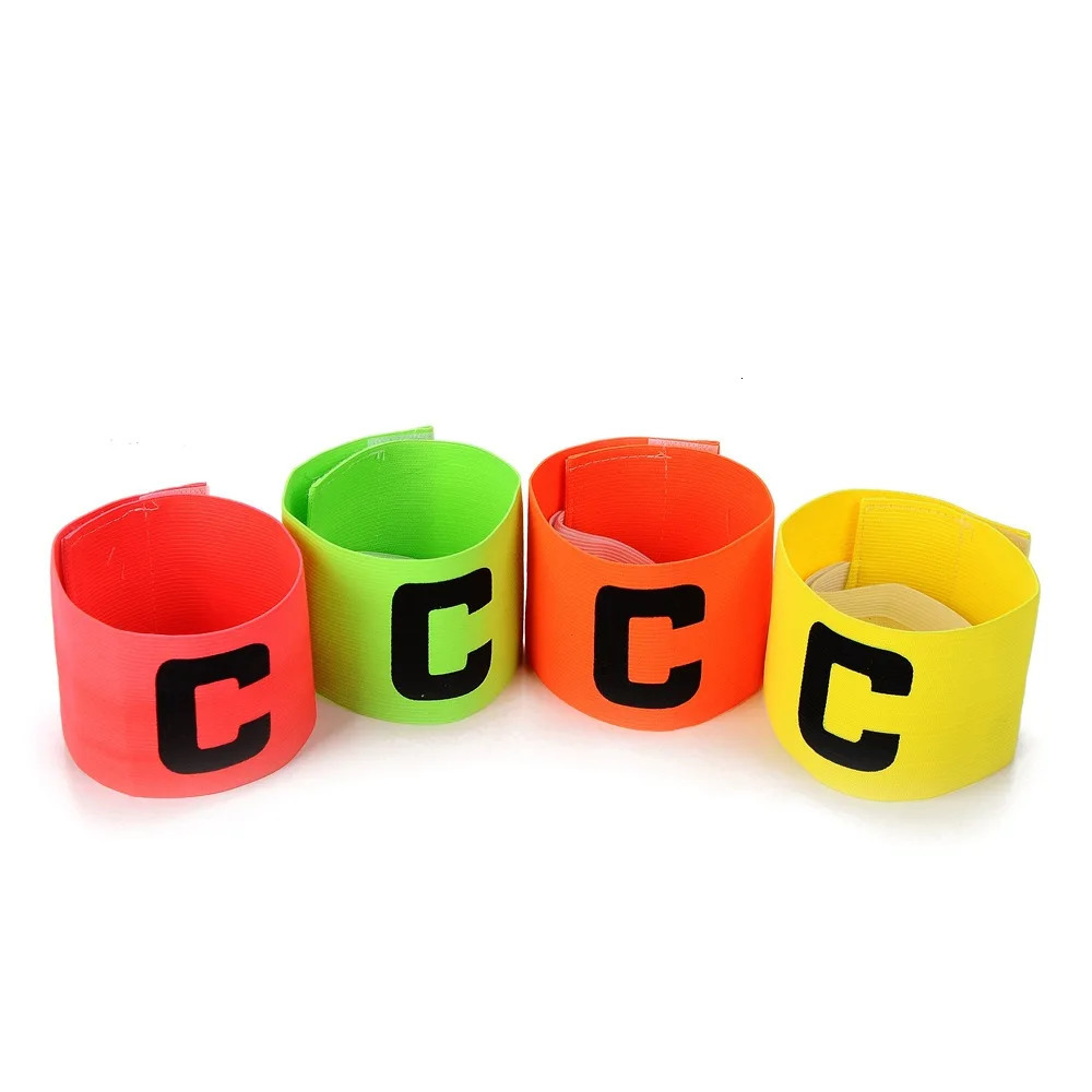 Balls Kids Adults Football Captain Armband Soccer Arm Band Leader Competition Gift Group Training 231030