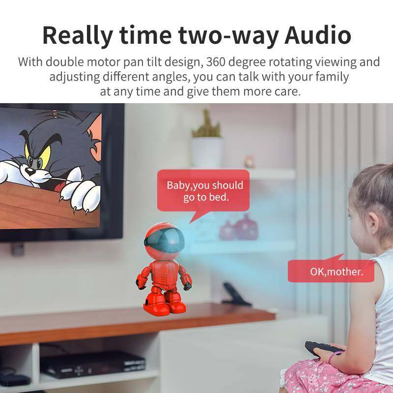 1080P Robot IP Camera Security Camera 360 WiFi Wireless 2MP CCTV Camera Smart Home Video Surveillance P2P Pets Baby Monitor