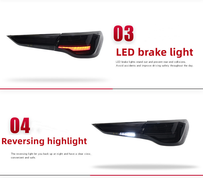 Full LED Taillight for BMW 4 Series M4 CSL 20 20-2023 Dynamic Smoke LED Tail Lamp LED DRL Signal Brake Reverse Lights