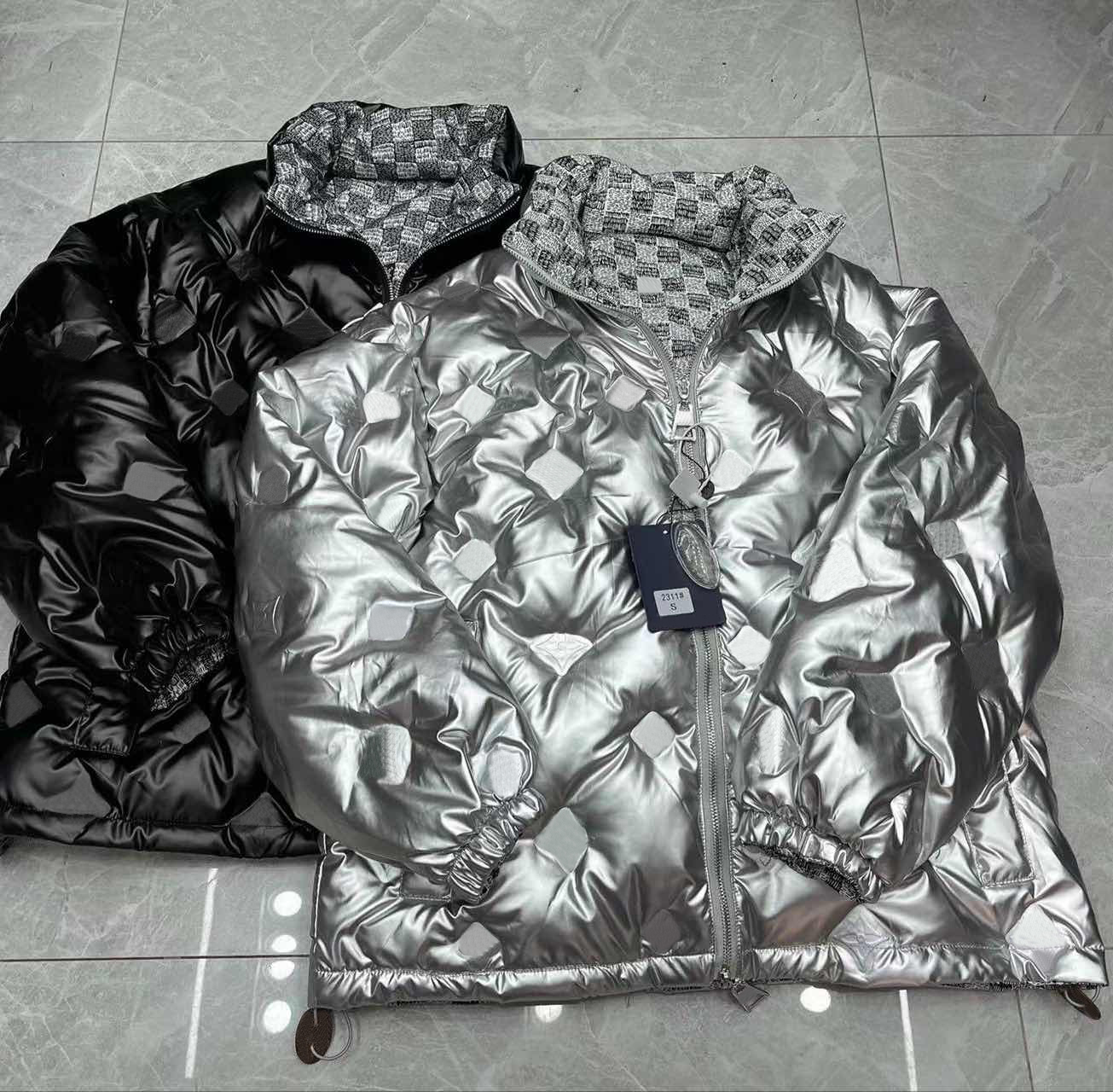 Down Parkas Designer Womens Jacket Mens Down Coat Winter Standing Collar Panel Womens Coat Designer Brand Same Coat