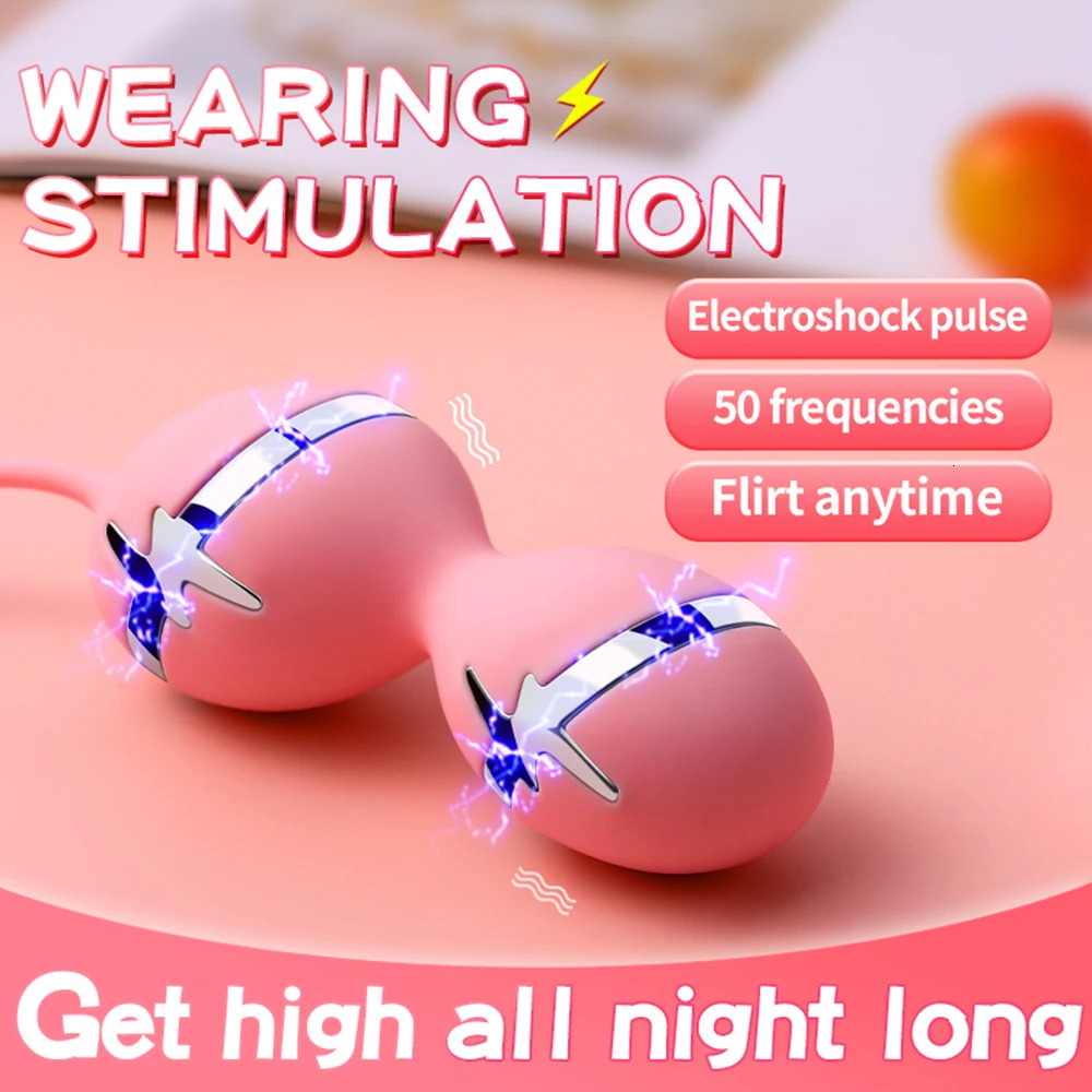 Adult Toys Electric Shock Vibrators For Women Vaginal Egg Kegel Ball G Spot Anal Dildo Vibrator Adult Sex Toys Female Sexshop 231030