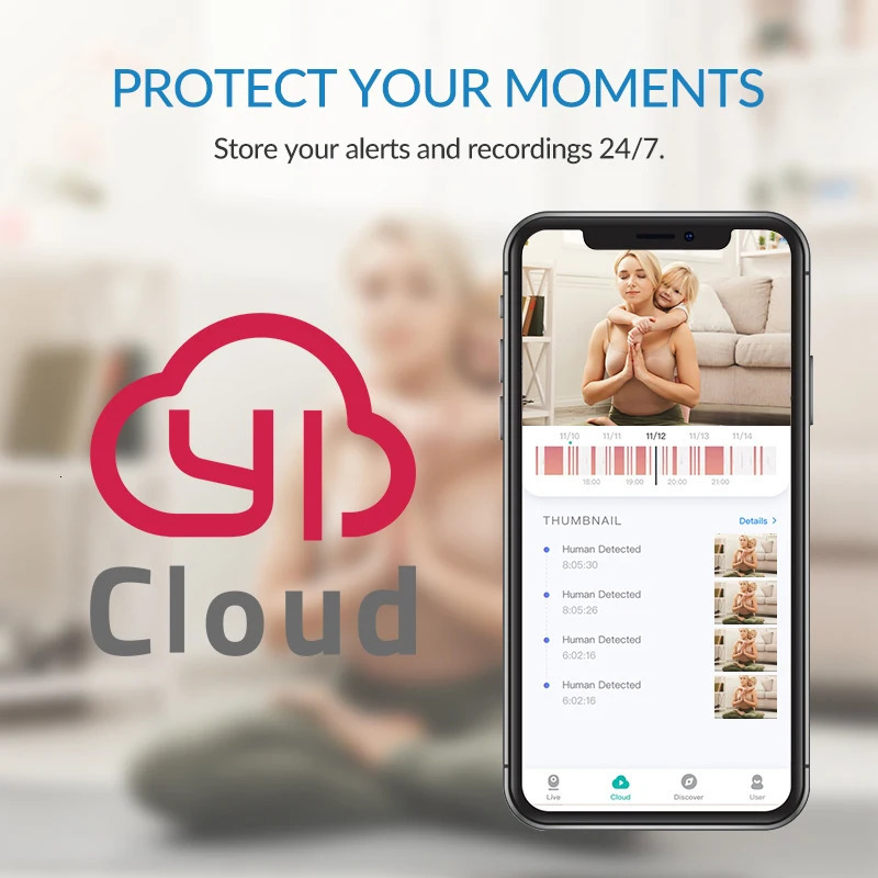 Pinhole Cameras YI Camera 1080P Wifi Dome FHD With Face Detection Surveillance Cam 360 Auto Cruise Wireless Night Vision IP Security 231030