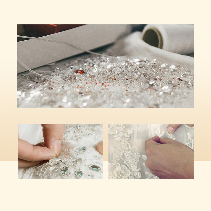 Mermaid Wedding Dresses Vintage Sexy African Sweetheart Illusion Lace Appliques Crystal Beaded Ruffles Tiered Organza Formal