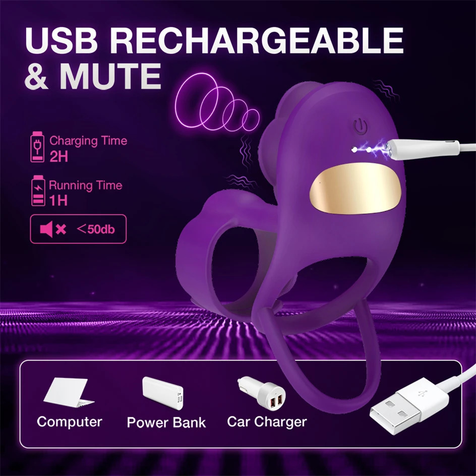Cockrings BeYoulover Vibrating Penis Ring Delay Ejaculation Cock Ring Female Clitoral Stimulator Rose Shaped Sex Toys Remote for Couples 231030