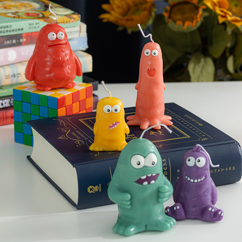 Family Clay People Scented Birthday with hand gift Handcrafted scented candle S260204