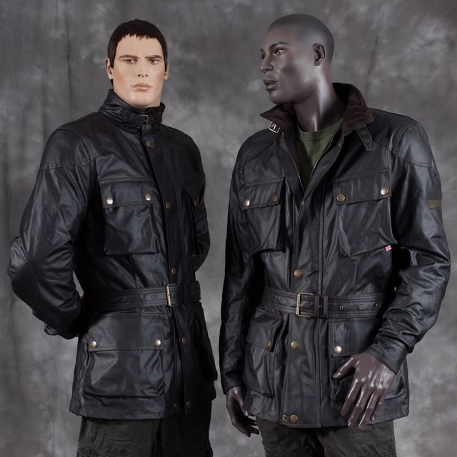 Wholesale-2015 New Brand quilted coat Men's thick Jacket double layer Waxed Cotton with cotton vest casual Man motorcycle Jackets