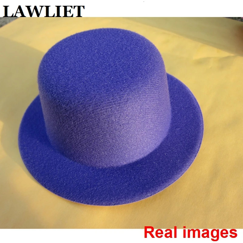 Hair Clips Barrettes 10pcs Women Mini Top Hat Children Fascinator Hats EVA Boy Girl Wedding Hen Party Festival Dance Hat with Clip DIY Craft Hat Base 