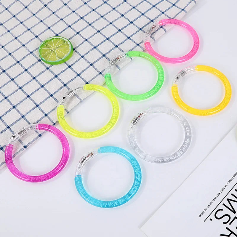 Jelly Glow Party Led Blinking Bracelet Operated Lights For Bar Dance Party Kid's Gifts Toys Festival Accessories Glow In The Dark 231030