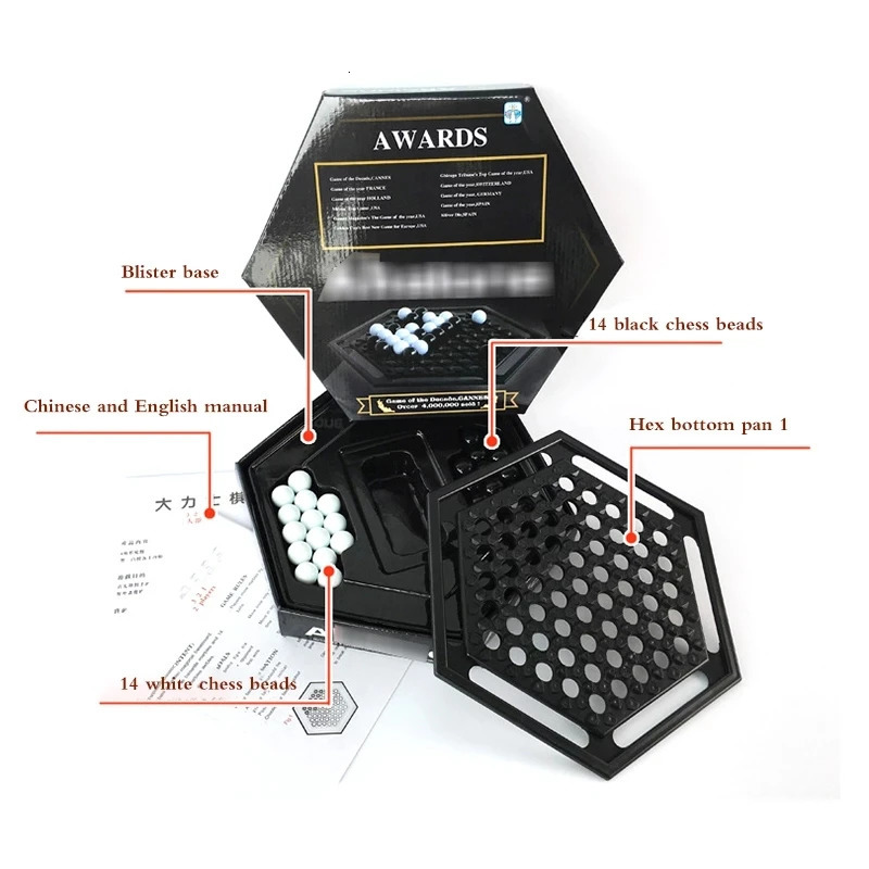 Chess Games Table Games Abalone Family Board Game Intellectual Development Desktop Party Home Marble Strategy Game For Children Kids 231031