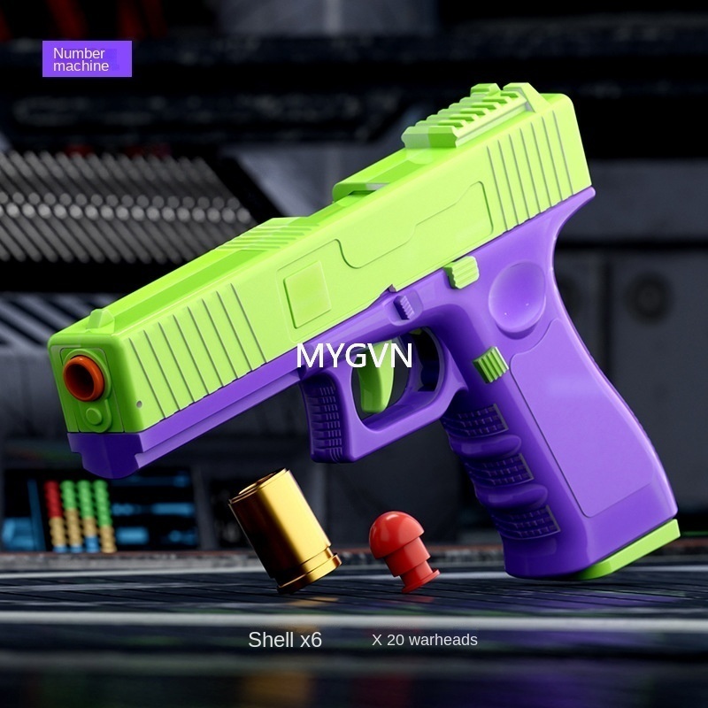 USP Children Carrot Soft Bullet Gun1911 Automatic Reloading Drum Manual Burst Eject The Shell Model Gun Toy Child Adult Birthday Gift