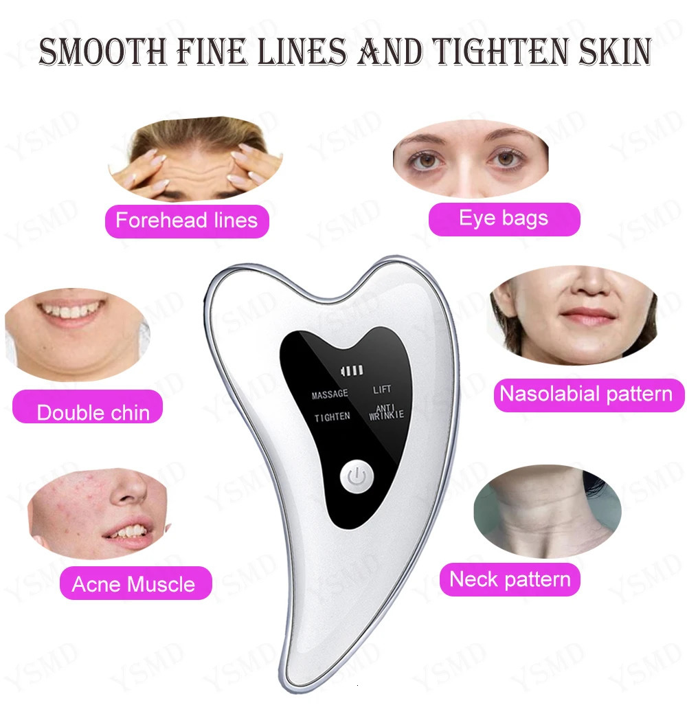 Face Care Devices Face Massagers Skin Scraping for Lifting Tighten Care Anti Wrinkle Double Chin Remove Neck Electric Massage Skincare Tool 231030