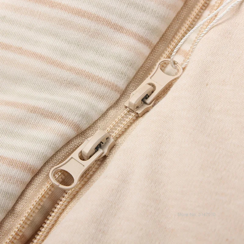 Sleeping Bags Autumn Winter Baby Sleeping Bag Sack with Detachable Long Sleeves Super Soft Cotton Warm Wearable Blanket for Infants Toddler 231031