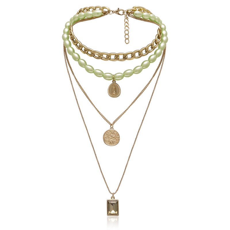 Fashion gold chain bracelet necklace for women party wedding engagement lovers gift jewelry