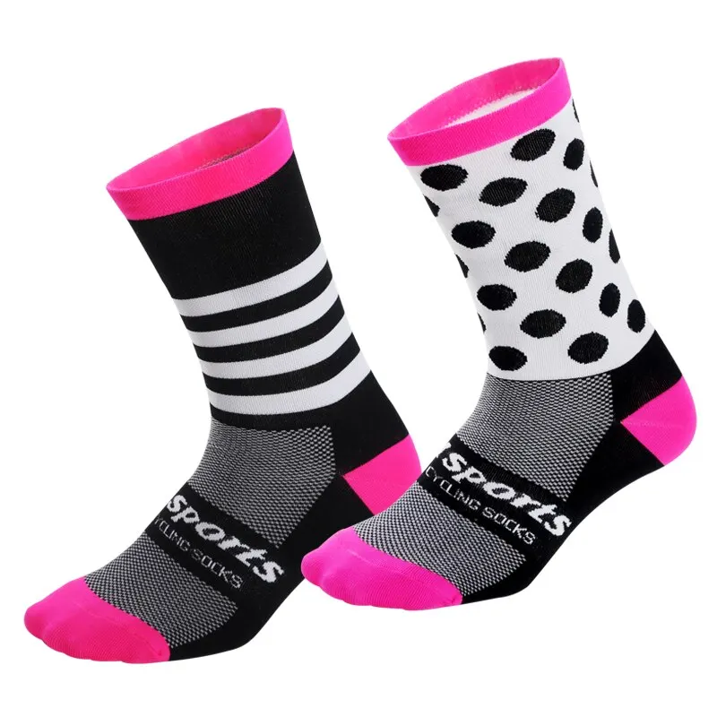Sports Performance Cycling Socks Enhanced Comfort, Moisture Control & Stretchy Fit for Outdoor Adventures