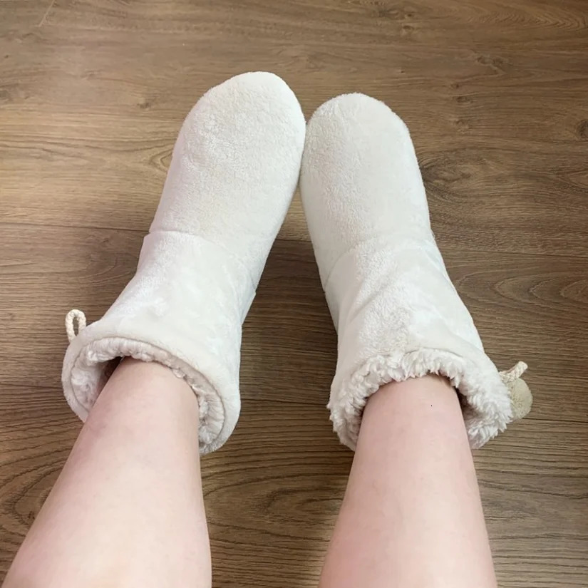 Slippers Womens Home Slipper Boots Winter Warm Fuzzy Indoor Fur Ball Contton Plush Non Slip Grip New Fluffy Female or Shoes Flat Ladies 231031