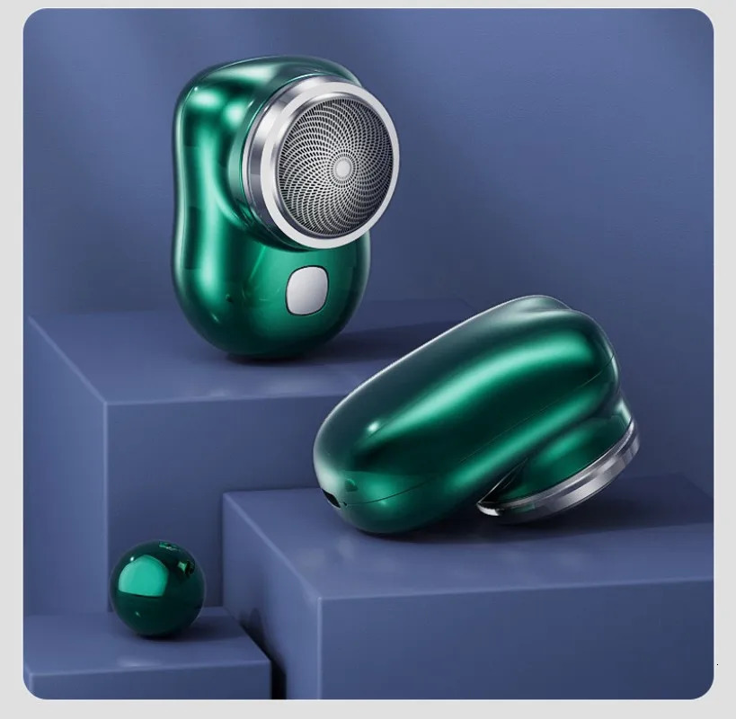 Electric Shavers Mini-shave Portable Electric Shaver Pocket Size Usb Fast Rechargeable Wet and Dry Electric Razor And Blades 231030