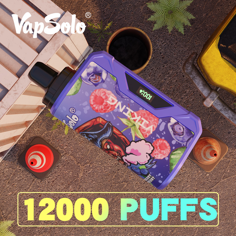 VAPSOLO PUFF 12k Disposable Vapes Mesh Coil Pod 12000 PUFFS Digital Display 15 Flavors Rechargeable 650 mAh Battery Airflow Adjustment Vapes Shisha Bar Eu Warehouse