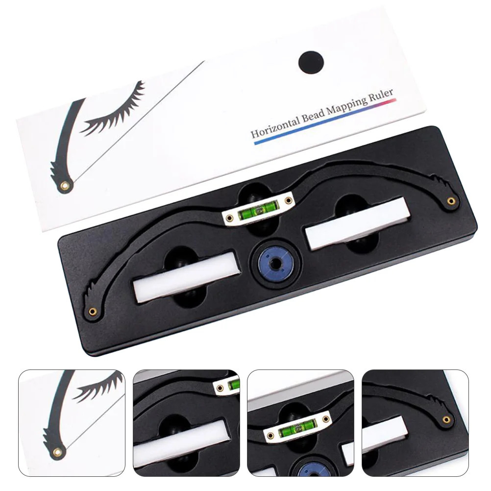 Eyebrow Enhancers Bow-shaped Eyebrow Ruler Durable Lightweight Drawing Line Kit Metal Corrector Practical 231031