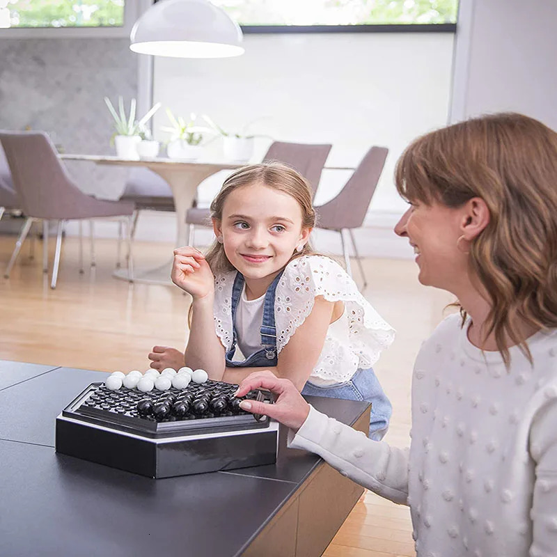 Chess Games Table Games Abalone Family Board Game Intellectual Development Desktop Party Home Marble Strategy Game For Children Kids 231031