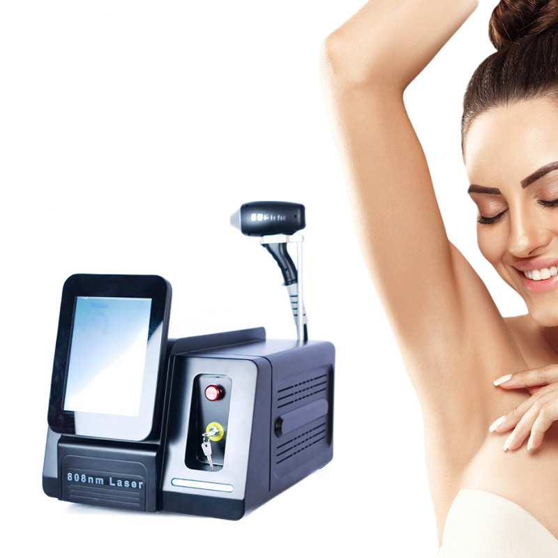 Portable Ice Cooling System Diode Laser Hair Removal 755Nm 808Nm 1064Nm Hair Removal Beauty Machin