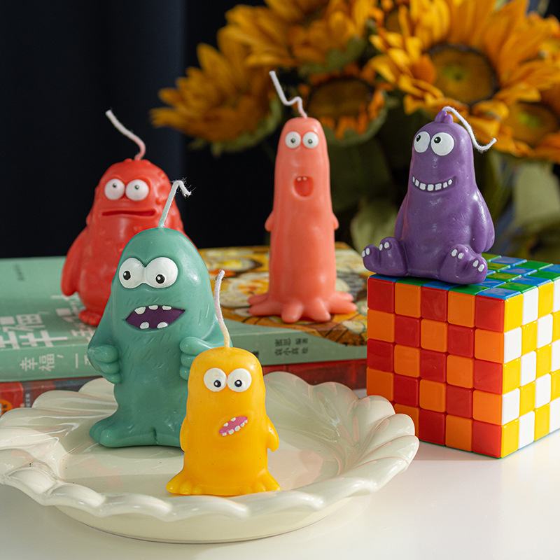 Family Clay People Scented Birthday with hand gift Handcrafted scented candle S260204