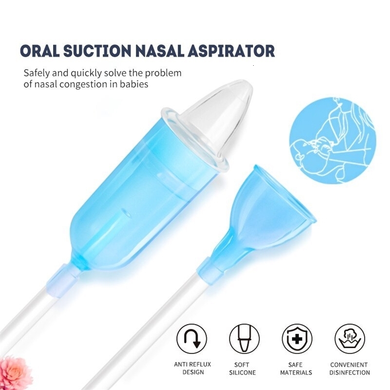 Nasal Aspirators Silicone Soft Nosed Baby Aspirator For Cleaning Mucus In borns And Babies Anti Reflux Congestion Tools 231030