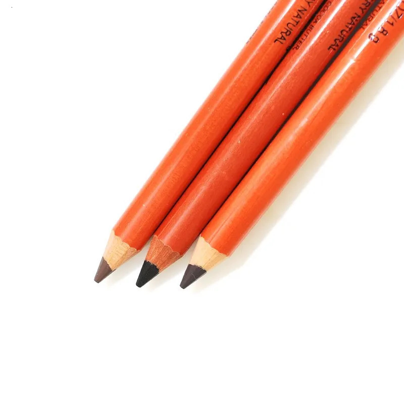 Eyebrow Enhancers 36Pcs/lot Party Queen 3 Colors Natural Wood Eyebrow Pencil Makeup Waterproof Professional Eyebrow Pen Cosmetics 231030