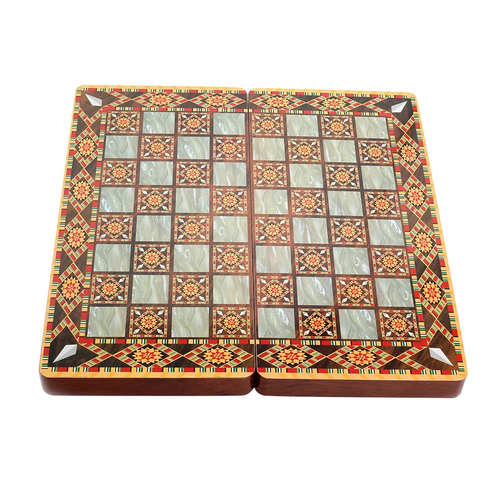 Chess Games 15 in Wooden Chess Sets Checkers Backgammon 3 IN 1 Board Game Table Portable Travel Kids Educational Toys Foldable Chessboard 231031