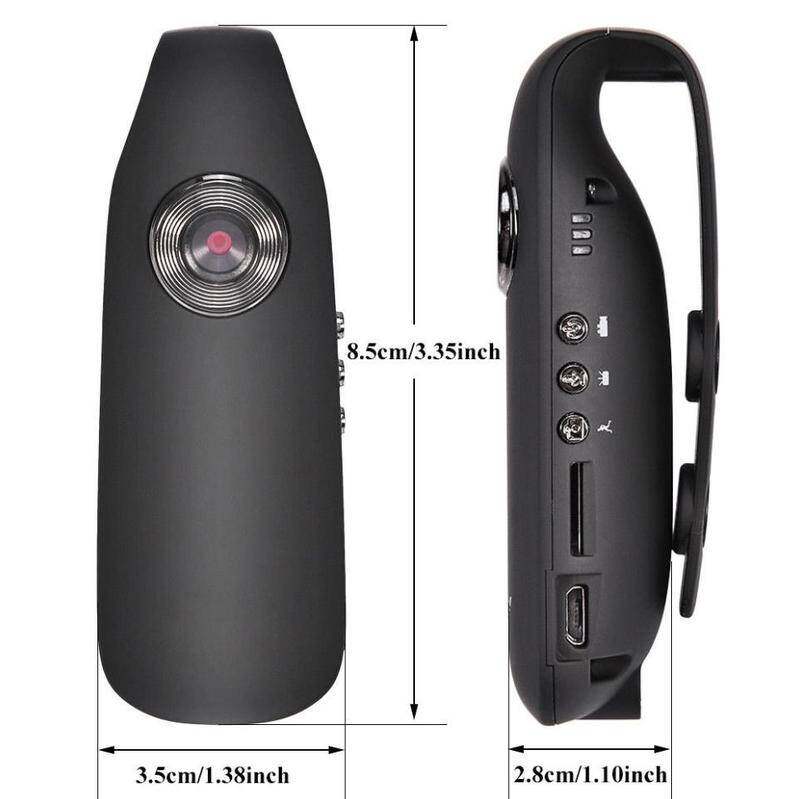 Full 1080P Digital Mini Camera Camcorder Small Body Worn Police Cam Motion Detection Sports DV Car DVR for Home Pets Office