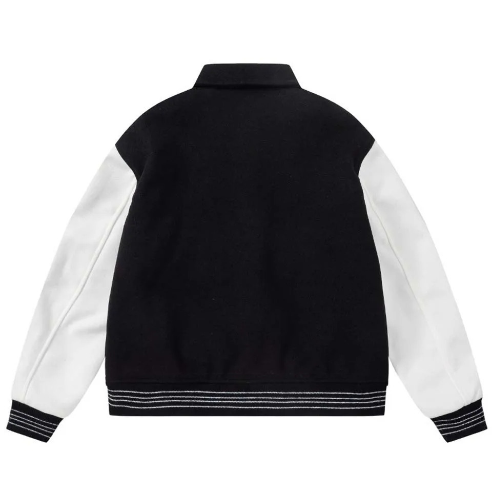 Men's Jackets Fashion Letter Embroidery Jacket Men Streetwear Warm Wool Blend Men Women Baseball Jacket Social Club Outfits Windbreaker 231030