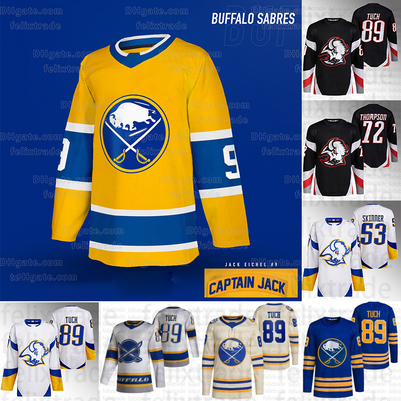 2023 Reverse Retro Jersey Buffalo Alex Tuch Jeff Skinner Dylan Cozens Zemgus Girgensons Casey Mittelstadt Tage Thompson Owen Power Henri Jokiharju sabres jersey