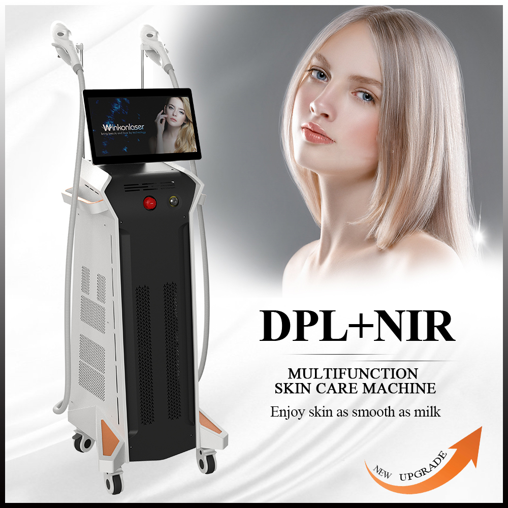 2 IN 1 IPL Upgrade DPL Hair Removal NIR Skin Rejuvenation Machine