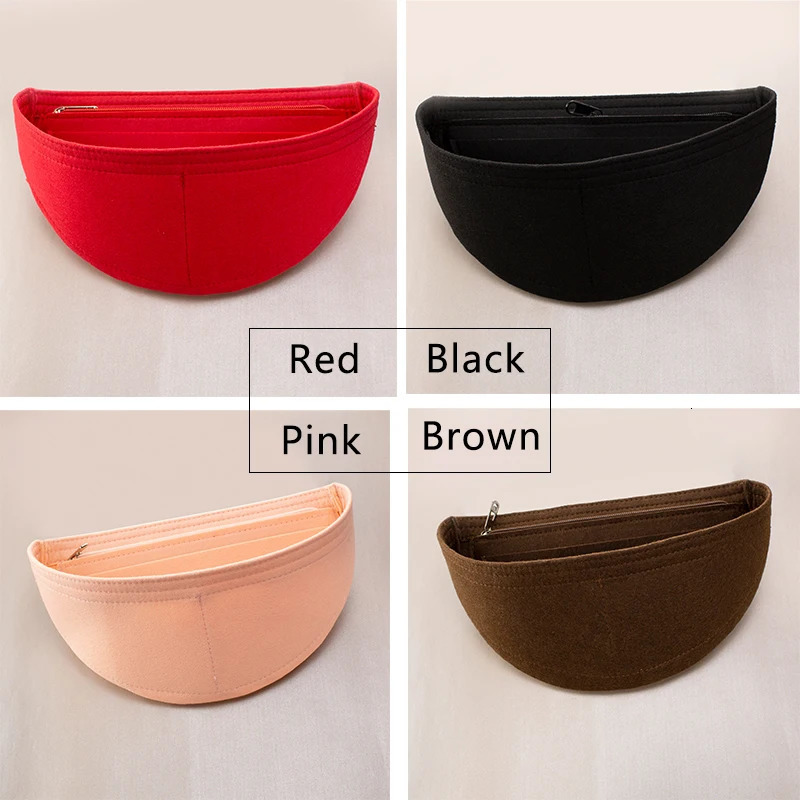Evening Fits WAIST er Bag Felt Cloth Travel Insert Cosmetic Woman Makeup Oval Storage Organizer Bags 231031 e104