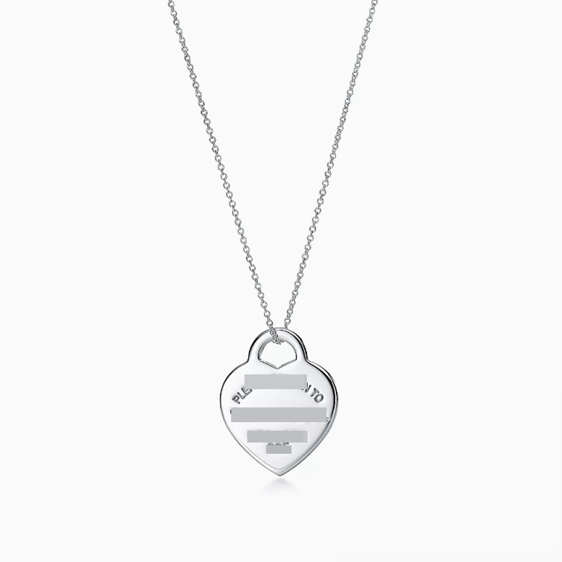 necklaces pendant new designer love heart shaped gold silver s925 earrings wedding tiffamy and co tiffanyx tiffanies engagement gifts fashion jewelry necklace