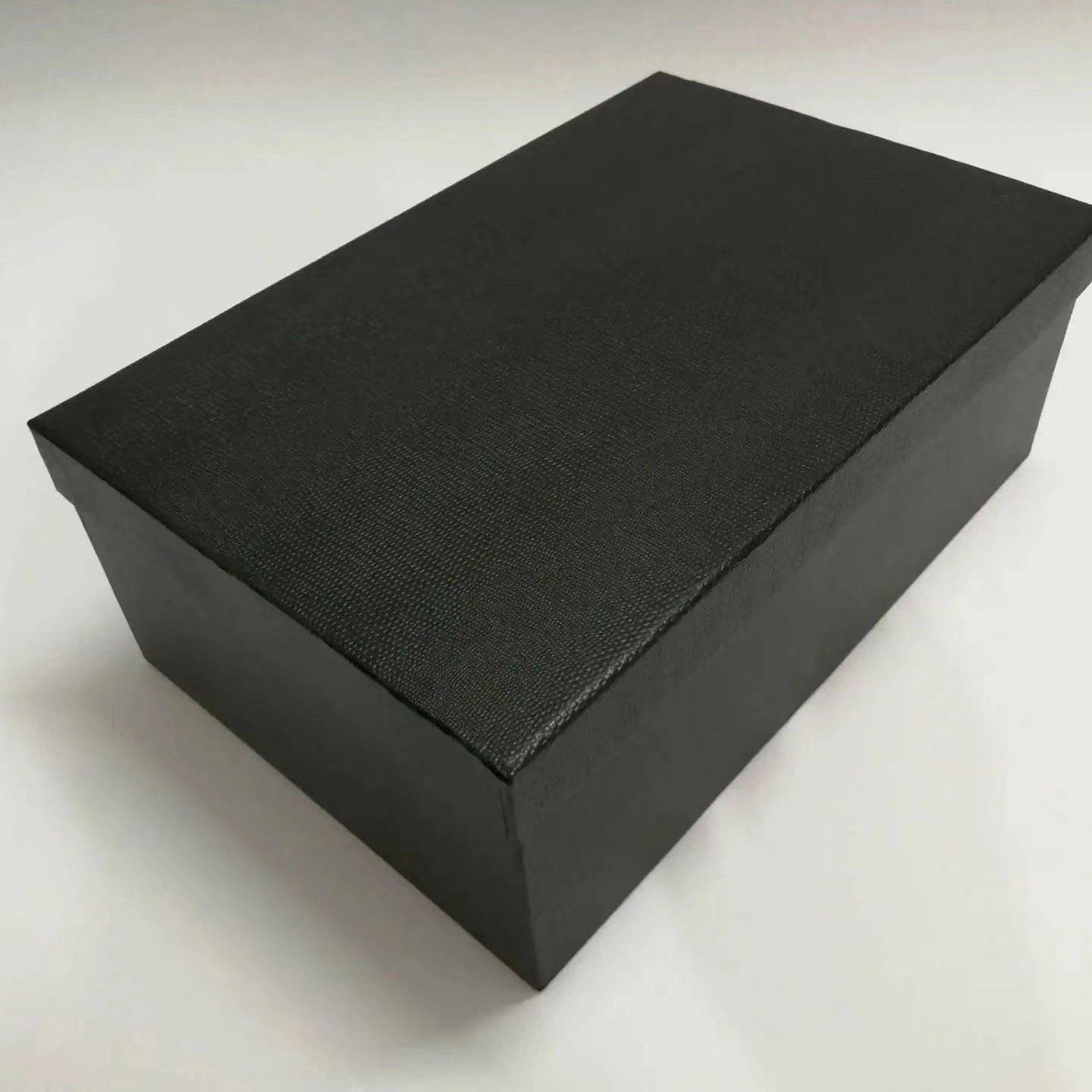Shoe Box Carton Covers Small Upper Lower Lid Set - Black and White Sturdy Storage Boxes