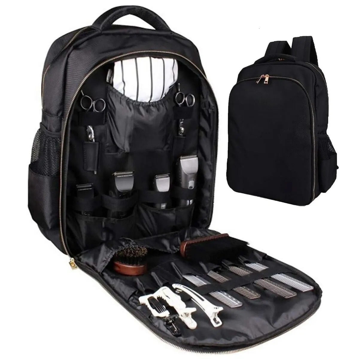 Hair Barber Supplies Backpack Portable Clippers Organizer Hairstylist Tools Large Capacity Travel Salon Storage Shoulders Bag 231030