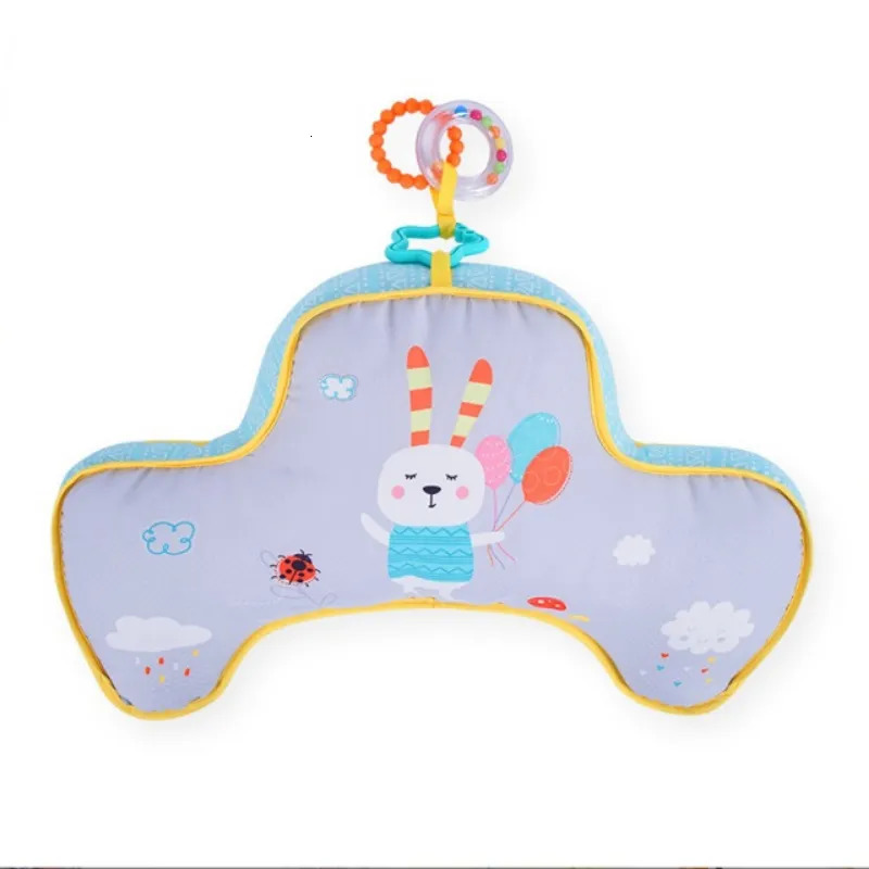 Pillows Baby Pillow Tummy Time Toy Lying Pillow High Contrast Double-Sided Sensory Toy born Head-up Training Baby Pillows Gifts 231031