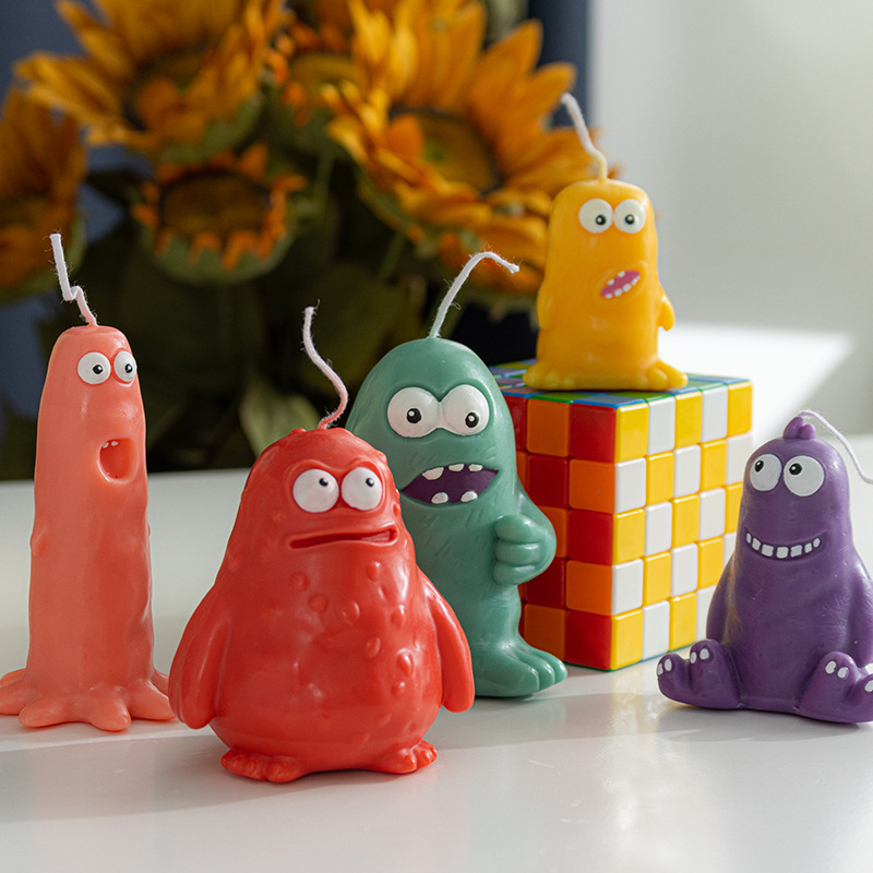 Family Clay People Scented Birthday with hand gift Handcrafted scented candle S260204