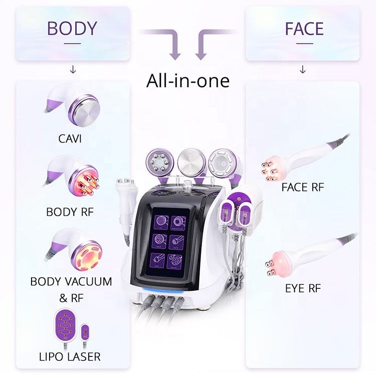 Professional Body Slim Facial Wrinkles Lifting Slimming Face RF Vacuum Cavitation Beauty device Fat Loss Nachine For RF Slimming Skin Tightening