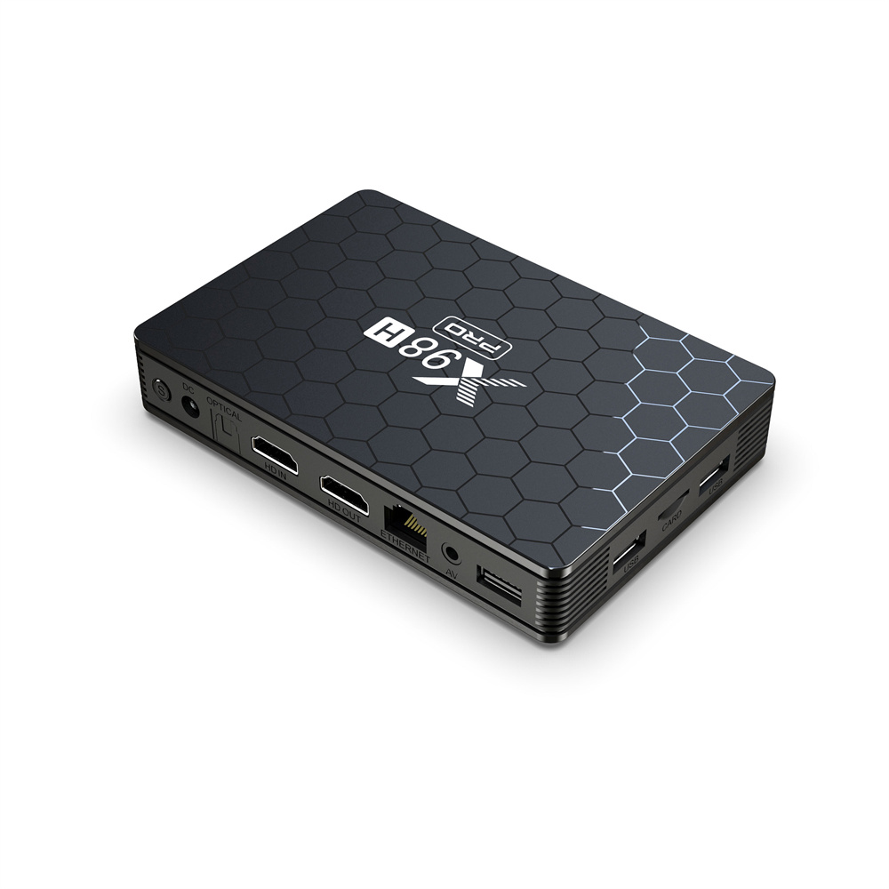 Ship from france X98H PRO TV BOX Android 12 2G 16G/32G WIFI6 1000M LAN WIFI6 BT5.0 Allwinner H618 4K