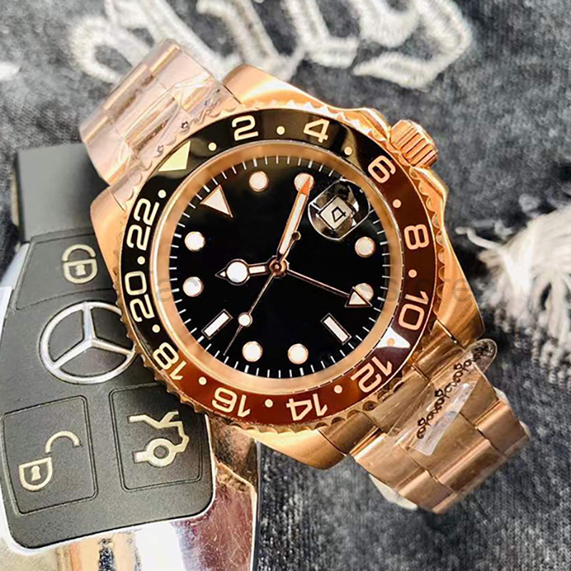 Mens automatic Mechanical Watches montre de luxe 41MM full stainless steel Red blue Ceramic Sapphire glass Super Luminous Wristwatch, Color 10
Mens automatic Mechanical Watches montre de luxe 41MM full stainless steel Red blue Ceramic Sapphire glass Super Luminous Wristwatch, Color 10