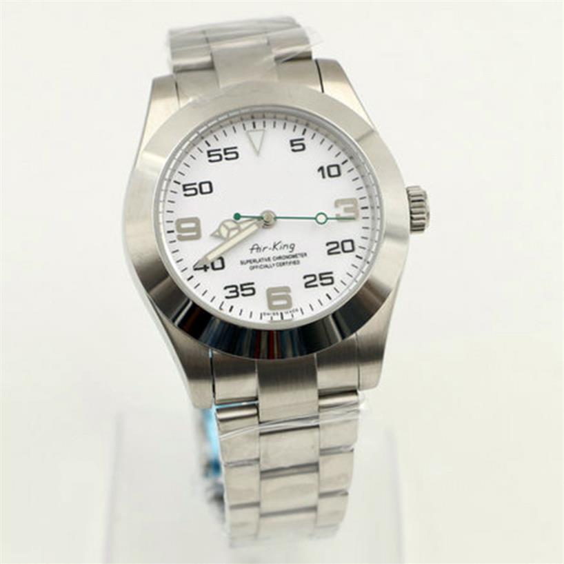 Luxury Menes Watch Air King Series 116900 Silver Dial 40mm Dial Automatic Mechanical Movement Stainless Steel 316L Brand Designer 276Z, No send watch for shipping
Luxury Menes Watch Air King Series 116900 Silver Dial 40mm Dial Automatic Mechanical Movement Stainless Steel 316L Brand Designer 276Z, No send watch for shipping
