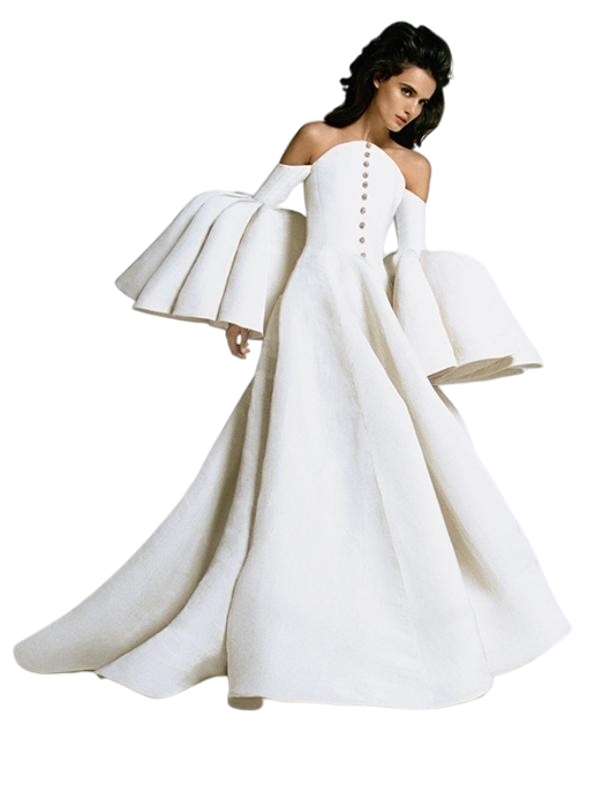 Ashi Studio Poet Sleeve Evening Dresses 2023 Dubai Off Shoulder Prom Dress Arabic Women Formal Party Dress Vestidos De Novia