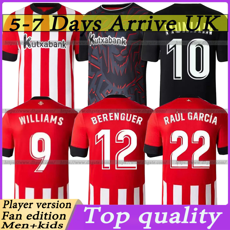 22 23 Soccer Jerseys Athletic fans player version WILLIAMS I.MARTINEZ RAUL GARCIA YURI B 2022 2023 VILLALIBRE MUNIAIN football shirt menkids Kits sock sets, 2223 fans version home
22 23 Soccer Jerseys Athletic fans player version WILLIAMS I.MARTINEZ RAUL GARCIA YURI B 2022 2023 VILLALIBRE MUNIAIN football shirt menkids Kits sock sets, 2223 fans version home