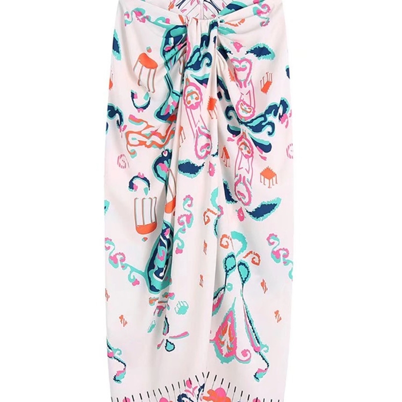 Skirts Zevity Women Vintage Graffiti Totem Floral Print Knotted Sarong Skirt Faldas Mujer Female Back Zipper Chic Slim Vestidos QUN778 220901, Bb short779
Skirts Zevity Women Vintage Graffiti Totem Floral Print Knotted Sarong Skirt Faldas Mujer Female Back Zipper Chic Slim Vestidos QUN778 220901, Bb short779