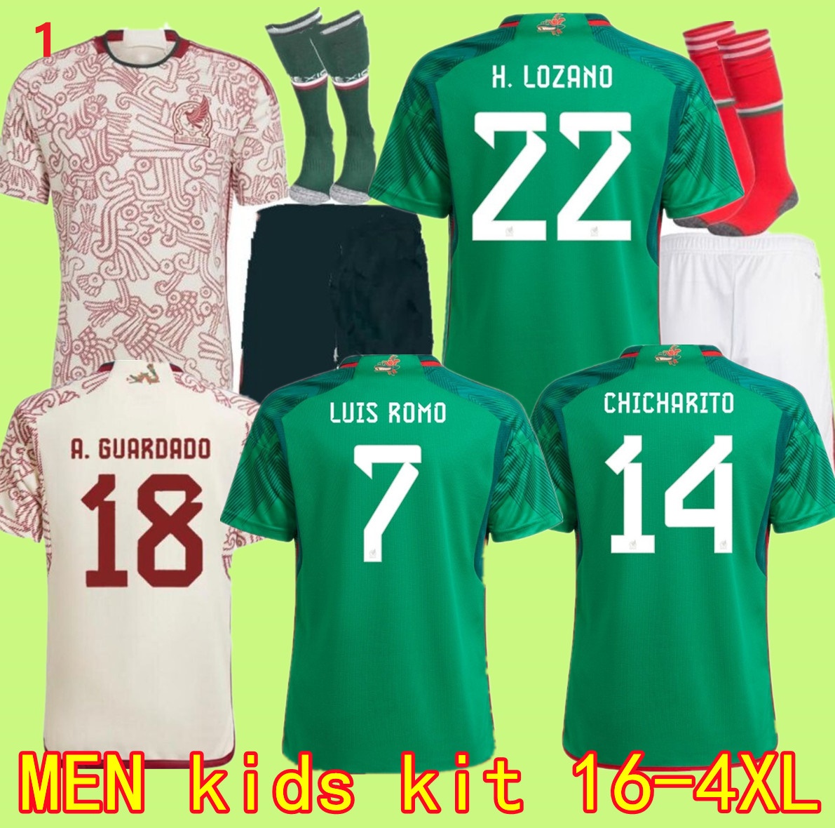 2022 Mexico soccer jerseys H.LOZANO CHICHARITO RAUL LOZANO WORLD 22 23 CUP fans player version 2023 G DOS SANTOS Camisetas de futbol men kids kit sets football shirt, Green
2022 Mexico soccer jerseys H.LOZANO CHICHARITO RAUL LOZANO WORLD 22 23 CUP fans player version 2023 G DOS SANTOS Camisetas de futbol men kids kit sets football shirt, Green